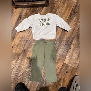 2t Wild thing outfit set